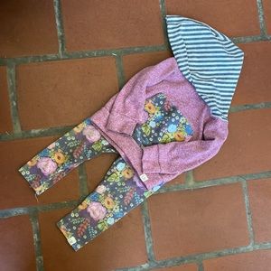 Lulu & Roo baby hoodie and matching leggings